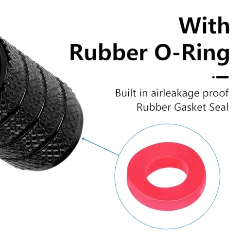 4pcs Aluminum Tire Valve Stem Caps