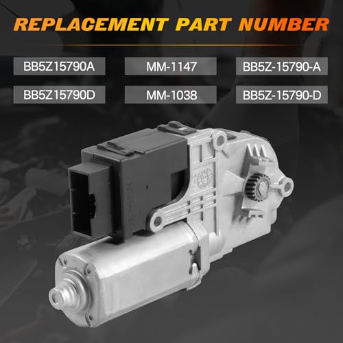 Image of 2Pcs Sunroof Motor Left and Right, Moon Roof with Bolts Compatible with 2011-2017 Ford Explorer Sport Utility 2.0L L4 3.5L V6 Replace BB5Z15790A, BB5Z15790D