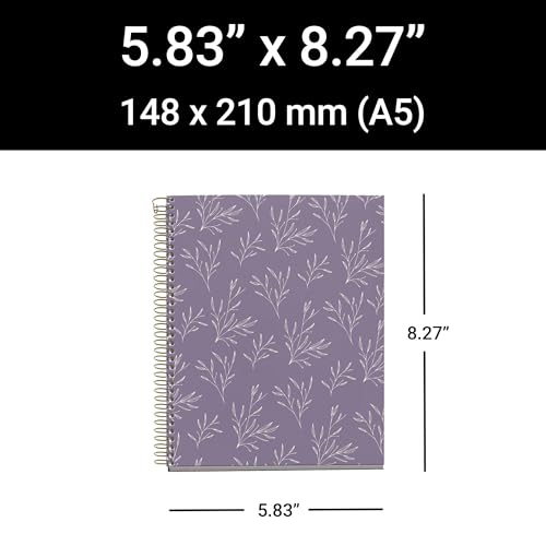 Carnets à spirales pour ne plus mélanger vos notes cahier A5 à compartiments - 2
