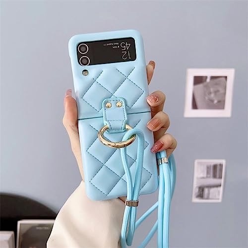 Coque Samsung Z Flip 4 antichoc avec anneau mignon pour éviter les chutes