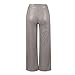 Kenvina Sequin Glitter Pants Women High Waist Pant Sparkly Wide Leg Trousers Elastic Loose Side Zipper Shiny Palazzo Pants Gray