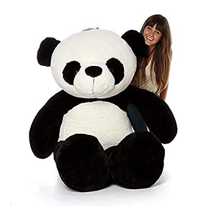 HUG 'n' FEEL SOFT TOYS Soft Toys Long Soft Lovable Huggable Cute Giant Life Size Figure Toy Child Safe Best for Birthday Gift Valentine Gift for Girlfriend 3 FEET Panda Plush & Stuffed Toys