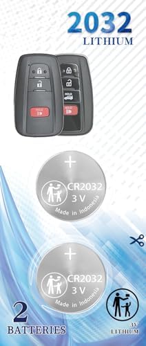 Amazon.com: ZIWLU OEM CR2032 Key Fob Battery Replacement for Toyota ...