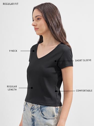 Image of Tokyo Talkies Women Tops for Woman Western|Regular Fit Western Women Tops|Comfortable Super Soft Casual Stylish All Day Top|Workwear Solid Tops