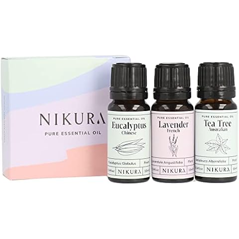 Nikura Essential Oil Gift Set - 3 x 10ml Cover