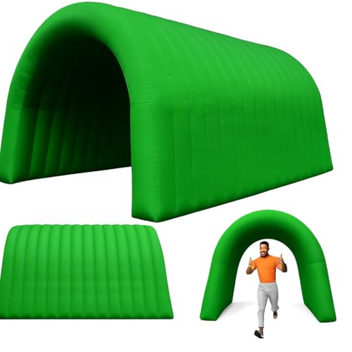 16.5x10x10FT Quick Setup Inflatable Tunnel Arch - for Sports Games, Trade Shows & (Blower Included) by staelea - Used condition - US$229.62