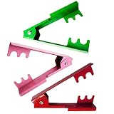 BEADNOVA Rose Thorn Stripping Tool Stripper Metal Stripper Thorn Remover for Floral DIY and Gardening (3pcs, Red Green and Pink)