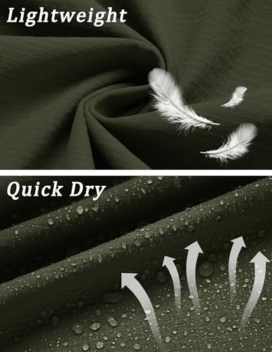 COOFANDY Short cargo masculino de caminhada 23 cm de secagem rápida, shorts casuais de verão, shorts