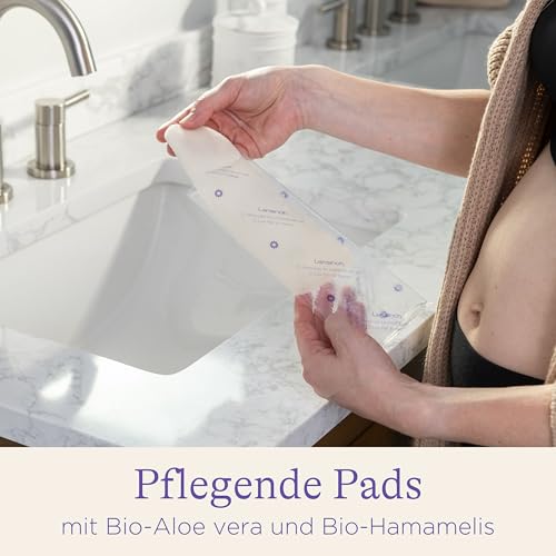 Lansinoh Intimpad Cool & Care - maximaler Kühlkomfort & Pflege im Wochenbett - feuchtigkeitsspendendene Gel-Pads mit Bio Aloe Vera und Hamamelis - 8 Stück