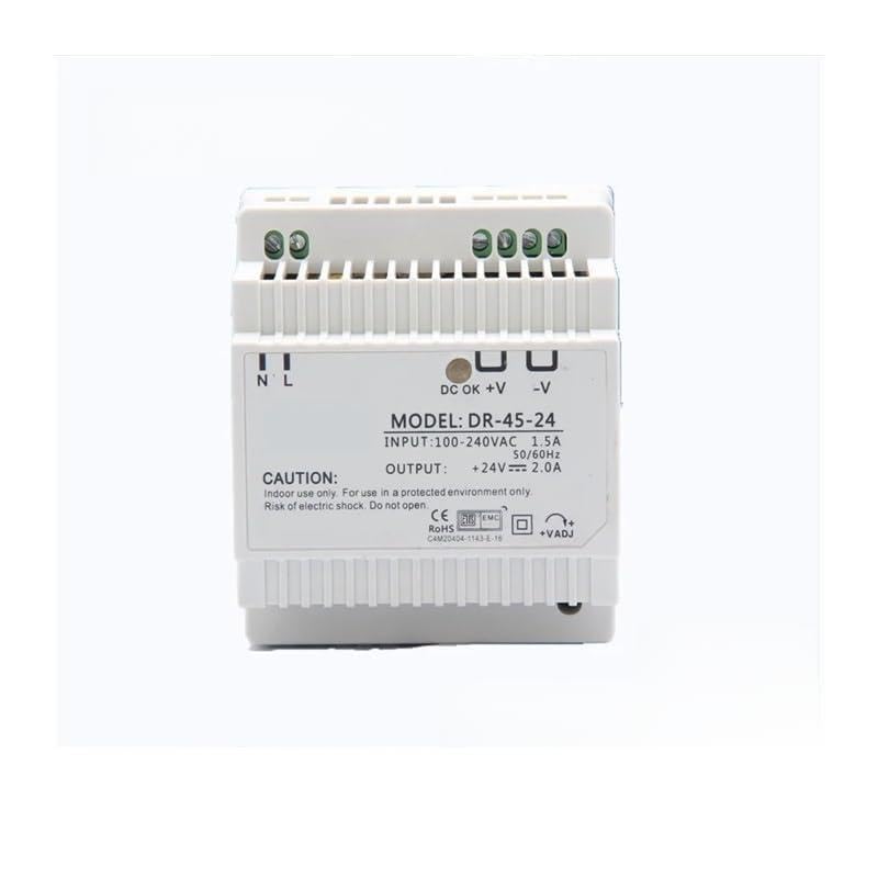 Transformateur SMPS Rail DIN 110V 220V CA vers CC 24V 2A bloc alimentation 45W