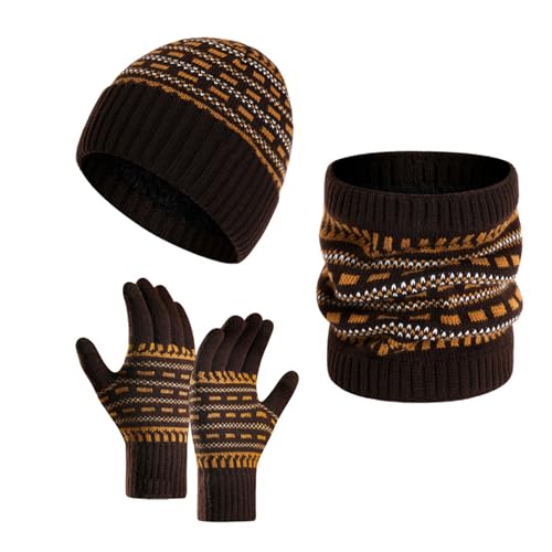Gorros de punto de Navidad y complementos térmicos para actividades al aire libre en invierno