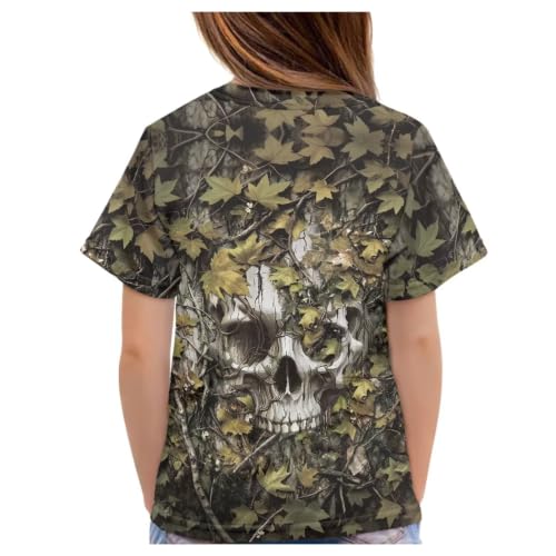 Image of Xhuibop Kids T Shirts for Boys Size 3-16 Girls Short Sleeve Sportswear Active Tops