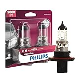 Philips 9008 VisionPlus Upgrade Headlight Bulb with up to 60% More Vision, 2 Pack