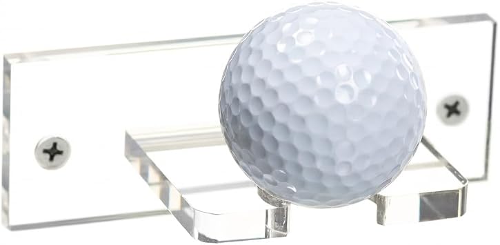 Better Display Cases Clear Acrylic Wall Mount for Single Golf Ball SP229/A052A