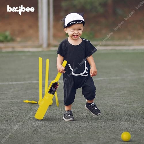 Image of Baybee Plastic Bowling Set for Kids Toys with 6 Bottles and 2 Balls, Indoor & Outdoor Sports Games for Children, Board Game Toys for Kids Boys Girls 3+ Years (Yellow)
