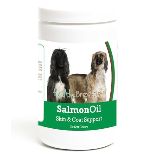 Healthy Breeds Afghan Hound Salmon Oil Soft Chews 120 Count