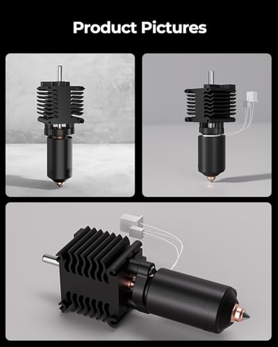 Image of Creality Official Hi Ceramic Hotend Kit, with Quick-swap Nozzle, Supports 300C High Temperature, High-Speed Printing Replaceable Heating Block Kit for 3D Printer Hi Combo