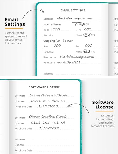 Carnet de mots de passe Molekaus pour changer et modifier ses codes facilement - 5