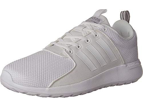 adidas Women's Cloudfoam Lite Racer Running Shoe, White/White/Clear Onix, 6.5