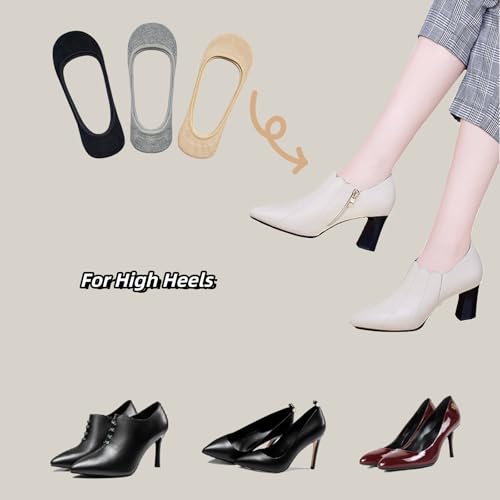 Image of 6-Pairs No Show Socks Womens Ultra Low Cut Liner Socks Invisible for Casual or Formal Wear