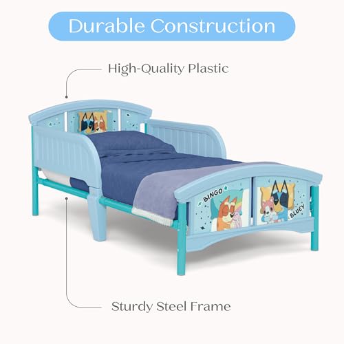 Image of Delta Children Plastic Toddler Bed, Bluey