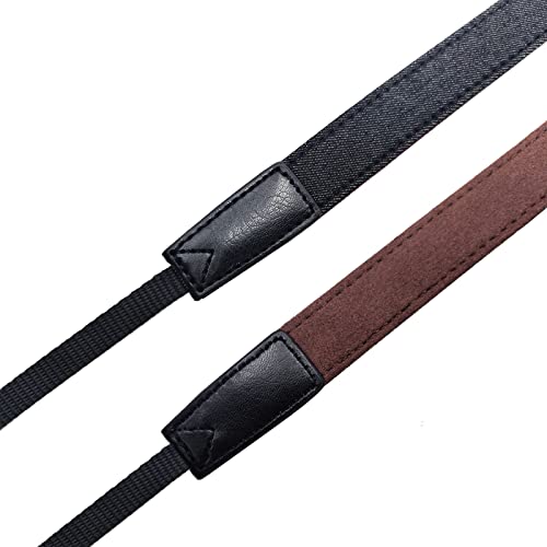 HALIHALI Kamera Schultergurt Kameragurt Kamera Tragegurt, Compact Strap Pack Black, für DSLM-Kameras, Kompaktkameras und… – Bild 3