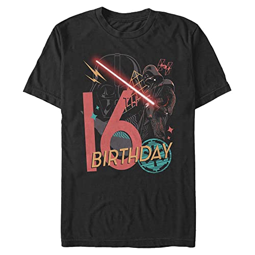 T-shirt Vader noir manches courtes 4XL finitions soignées