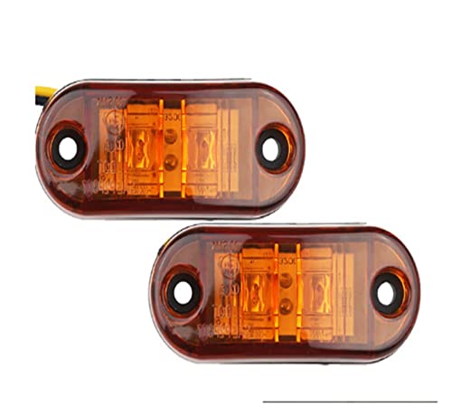 Feu de plaque d'immatriculation LED 12V 24V universel pour remorque et camion - Lot de 2