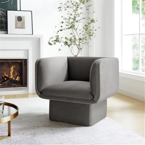 Sillón Terciopelo Plegable Gris miniatura 2