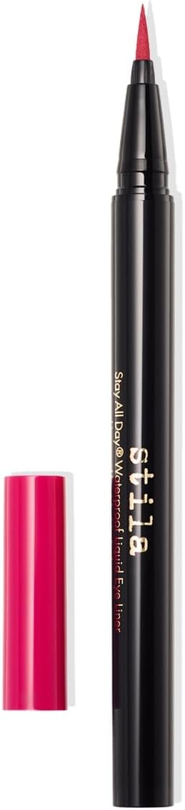 stila Waterproof Liquid Eye Liner, Stay All Day Makeup with Fine Brush Tip Lasting Satin Finish, Smudge-Proof & Transfer-Resistant