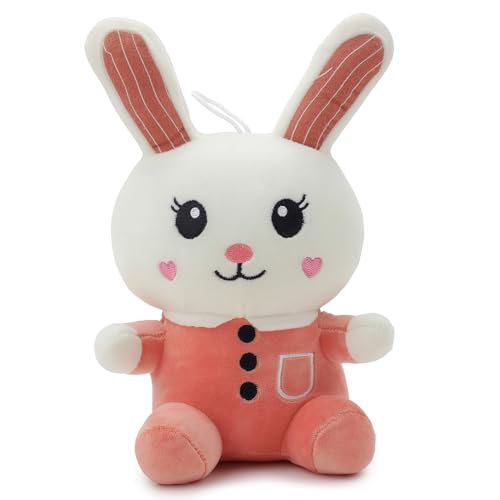 Image of Soft Pink Pocket RabbiTPlush Toy for Kids Stuffed Soft Toy with Cute Hug-Friendly Plush for Babies, Toddlers & Children Safe, Lightweight & Easy to Clean (35CM)