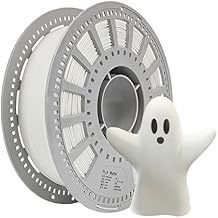 Matte PLA Filament, 1.75mm 3D Printer Filament, Matte 1kg Cardboard Spool 2.2lbs, for Most FDM 3D Printers PLA Matte White
