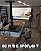PropVue Universal Projector Mount - Adjustable Ceiling or Wall Mount for Office & Home Mini Projectors - Full Motion, Easy Installation, 360° Swivel, Extendable Length 13.8