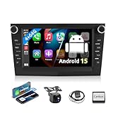 ESSGOO True 4+64G Drahtloses Autoradio mit Android Auto und CarPlay Für Vauxhall Opel Corsa C/D Zafira B Astra G/H Meriva Signum Combo, 7 Zoll Bluetooth Car Radio mit FM RDS GPS WiFi Rückfahrkameras