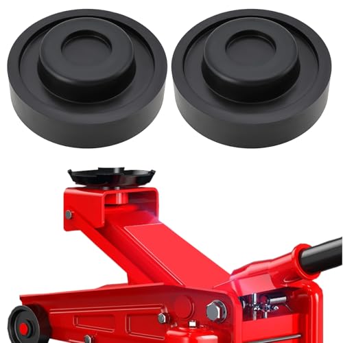Image of 4pcs Black Rubber Car Jack Pad Rubber Buffer Cars Repair Accessories Lifting Platform Pad Frame Protector for Car Floor Jack