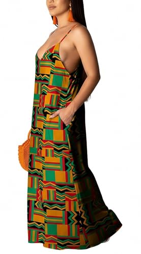 Image of SheKiss 2026 Women's Casual Summer Floral Long Maxi Dresses Floor Length Sleeveless Plus Size Sundresses