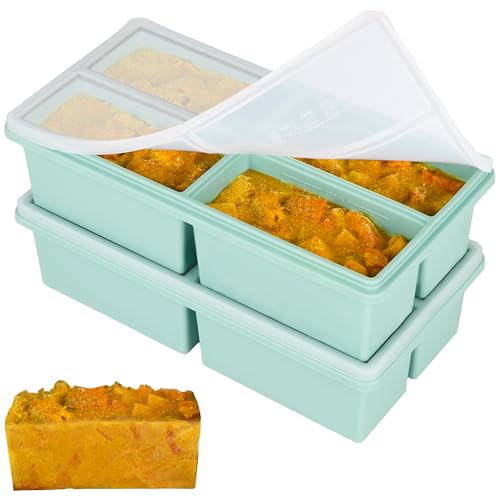 Peuyeji Freezer Trays with Lids