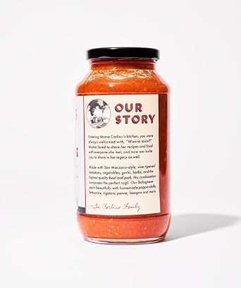 Carlino's Signature Bolognese Sauce | Made with All-Natural Ingredients | Preservative Free | Gluten Free, Small Batch, 24 Fl Oz (Pack of 4)
