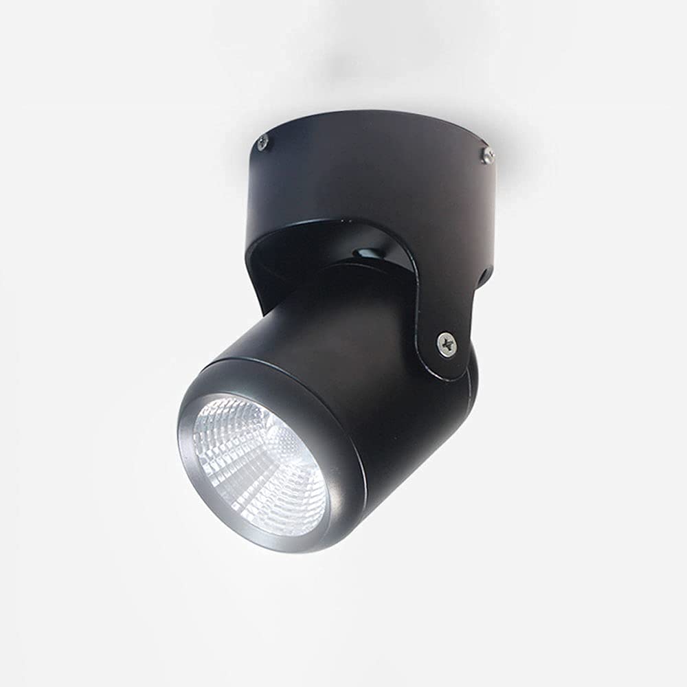 Spotlight en aluminium anti-éblouissement avec tête rotative intérieure