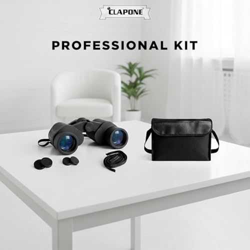 Image of Binoculars 8x40, High Power Long Distance Zoom, Clear Vision for Bird Watching, Travel, Hiking, Wildlife & Outdoor Activities