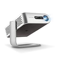 ViewSonic M1+ Portable LED Projector with Auto Keystone, Dual Harman Kardon Bluetooth Speakers and HDMI, USB C, Stream Netflix with Dongle (M1PLUS),Portable with Wi-Fi
