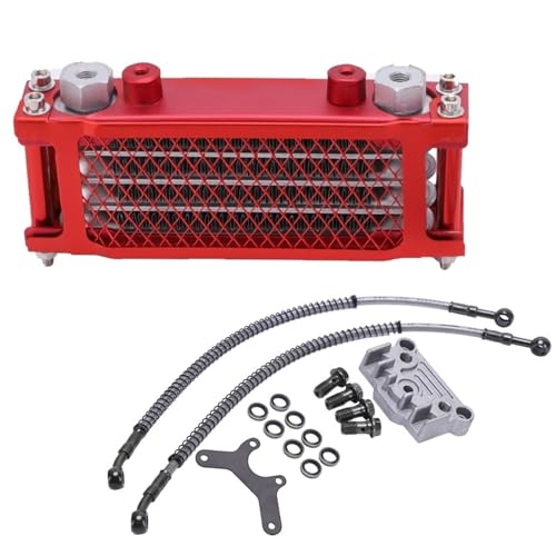 ��p���W�G�[�^�[ �o�C�N �I�[�g�o�C�I�C�����W�G�[�^�[��p�Z�b�g���g�I�C���N�[���[ 125cc 50-140cc ���j�o�[�T���_�[�g�o�C�N ATV ���g�N���X �I�C���N�[���[(Red-125cc-140cc)