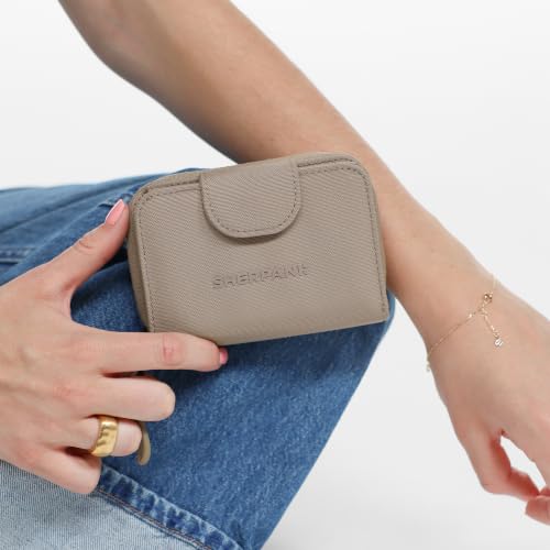 Image of Sherpani Barcelona, Nylon Bifold Zipper Pocket Wallet for Women, Travel Bag, RFID Protection