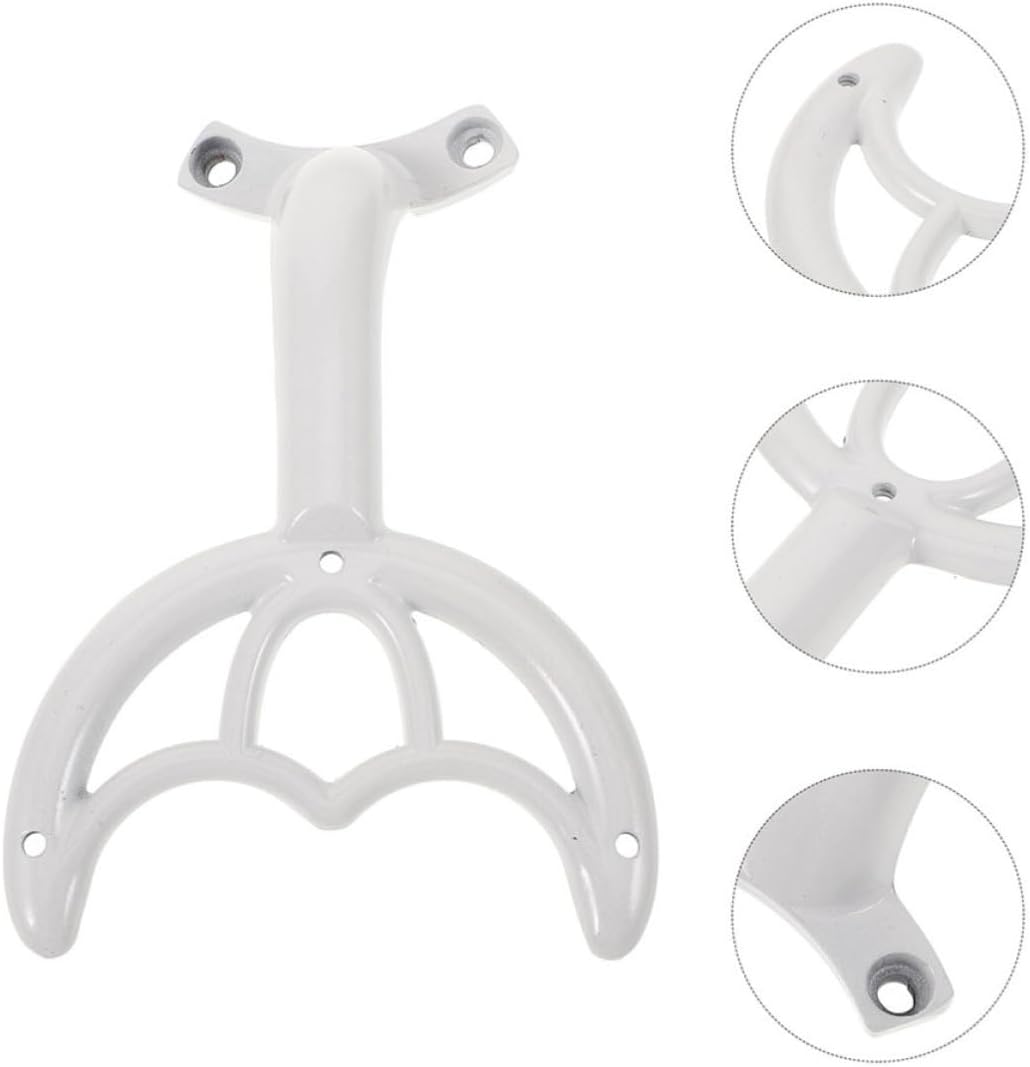 Didiseaon 3pcs White Ceiling Fan Arm Mounting Bracket Replacement Parts Fan Accessory for Home Kitchen Office Bedroom Ceiling Repair