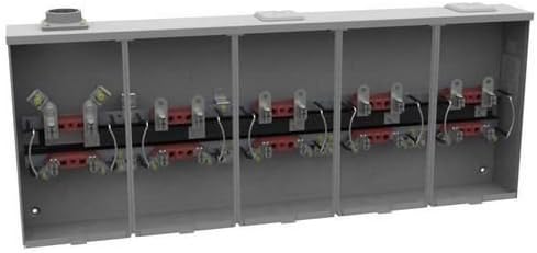 Milbank U7365-DL 1 Phase Ringless Meter Socket 4 Jaw 5 Position 100 Amp