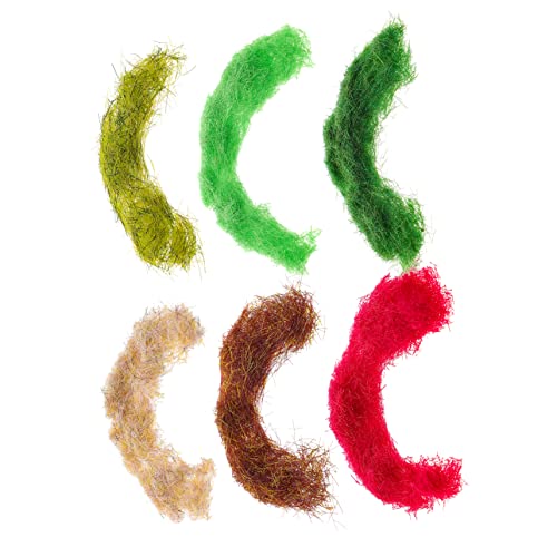 Milisten 6 Césped Artificial para Mesa De Arena Césped Artificial Césped Artificial Césped Artificial Césped Artificial Césped Artificial Alfombra Musgo para Plantas Terrario