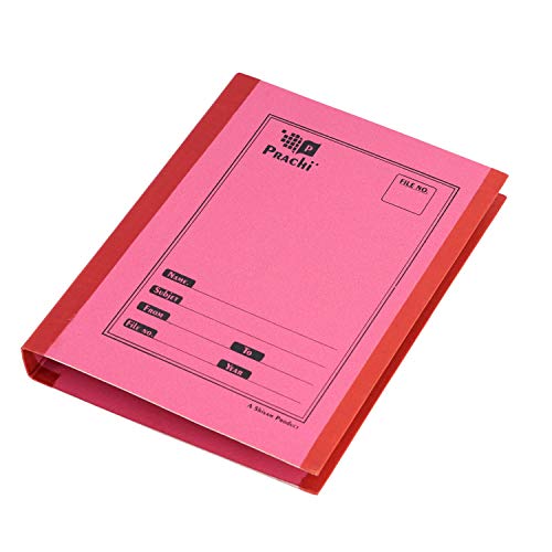 Image of DAHSHA 8 Pack Spring Files A4 Size Paper Folder Cobra File Document Organizer Certificates Holder- Color May Vary (35 x 26 x 3.5 cm)