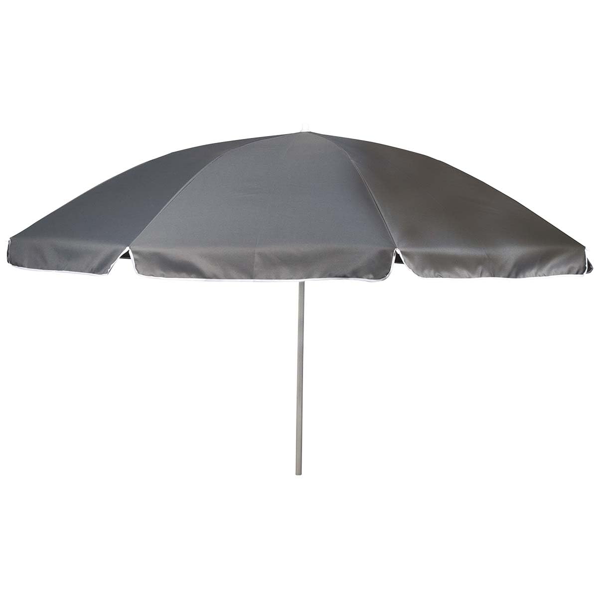No Label 7267247 parasol przeciwsłoneczny, szary, 200 cm