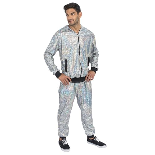 Survêtement à paillettes Chaks avec veste et pantalon pour costume scintillant de carnaval