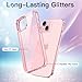 JETech Glitter Case for iPhone 15 6.1-Inch, Bling Sparkle Shockproof Phone Bumper Cover, Cute Sparkly for Women and Girls (Pink)